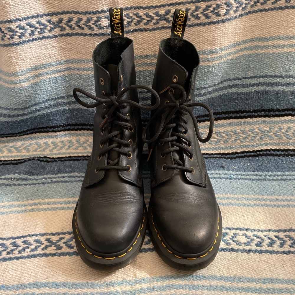 Black Leather Clemency Dr. Martens